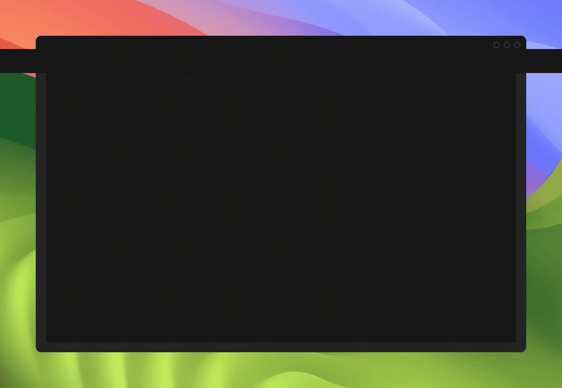 FUXI terminal demo